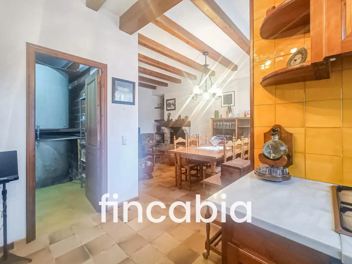 Cuina de Casa o xalet en venda en Santa Coloma de Farners amb Aire condicionat, Calefacció i Jardí privat