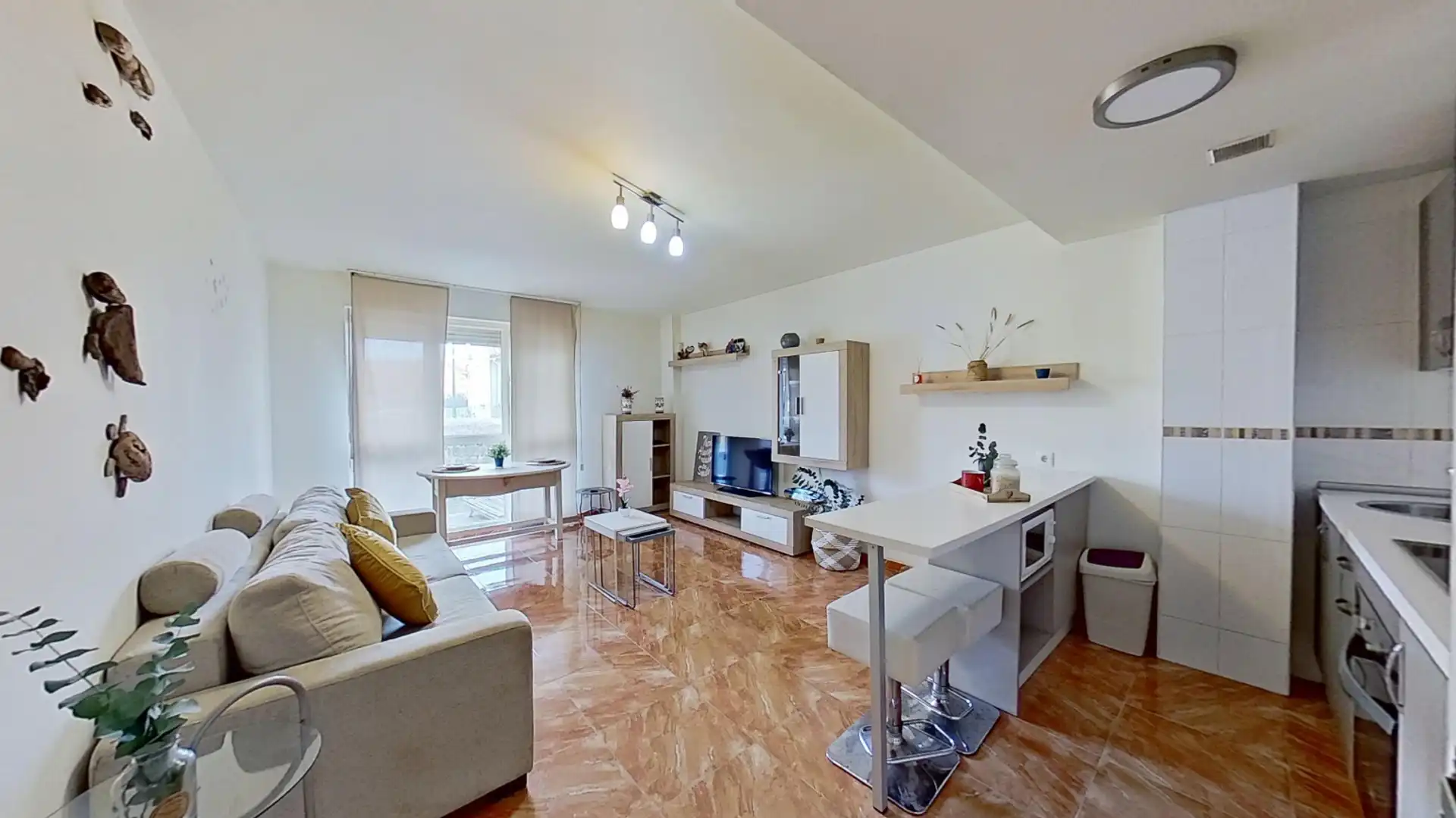 Sala de estar de Piso en venta en Suances con Amueblado