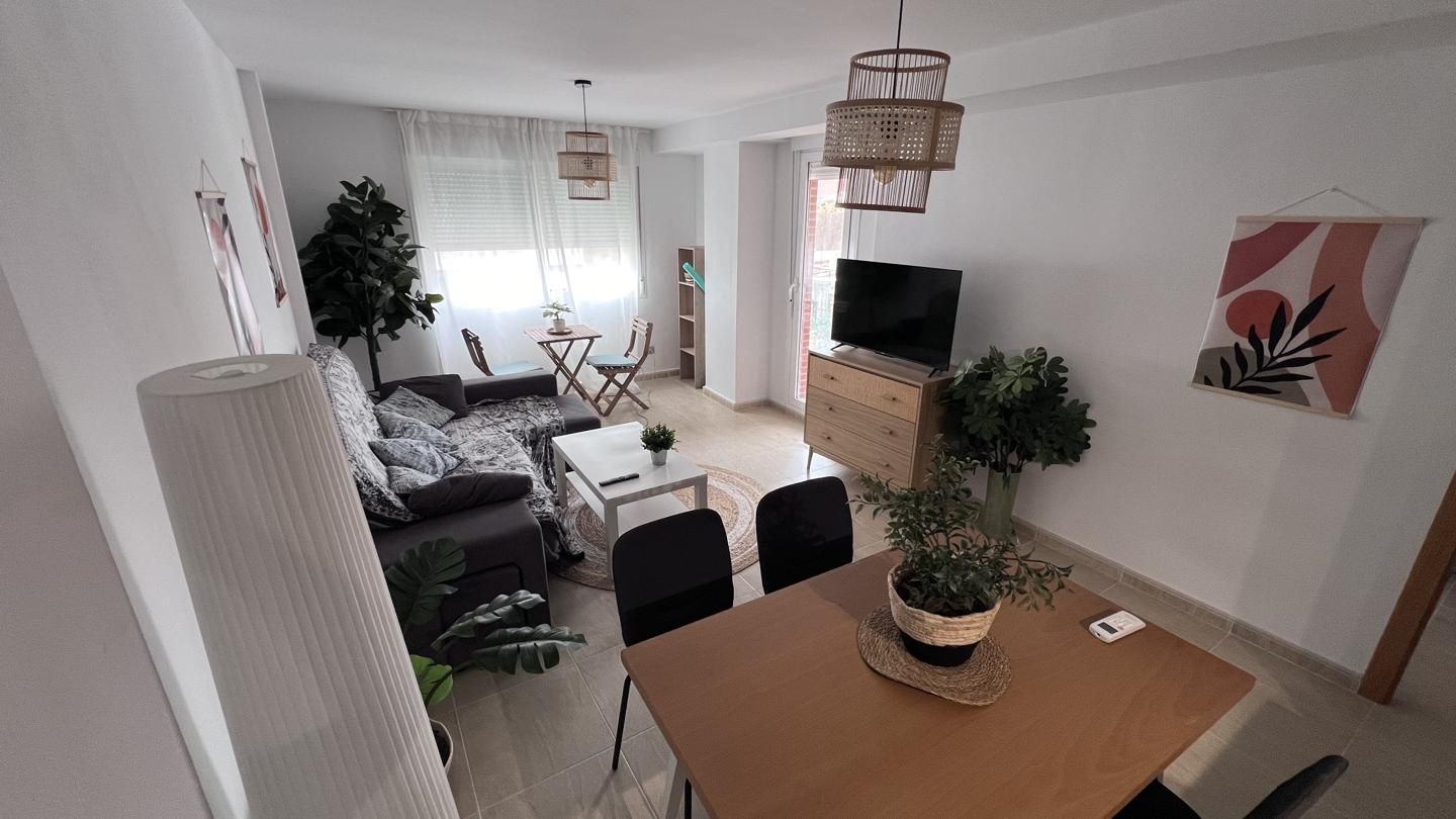 Sala de estar de Piso en venta en Torreblanca con Aire acondicionado y Terraza