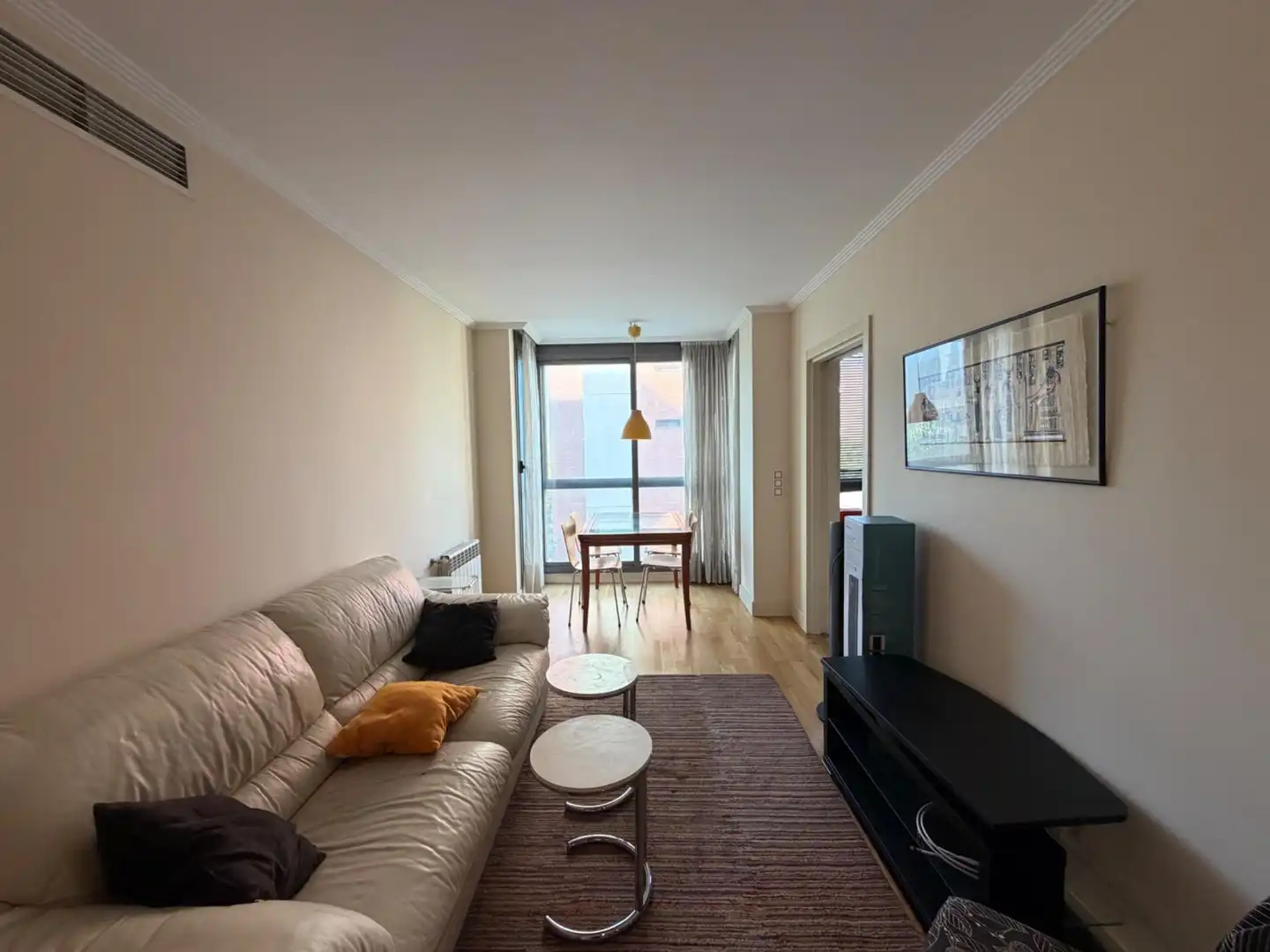 Wohnzimmer von Wohnung zur Miete in Madrid mit Klimaanlage, Heizung und Möbliert