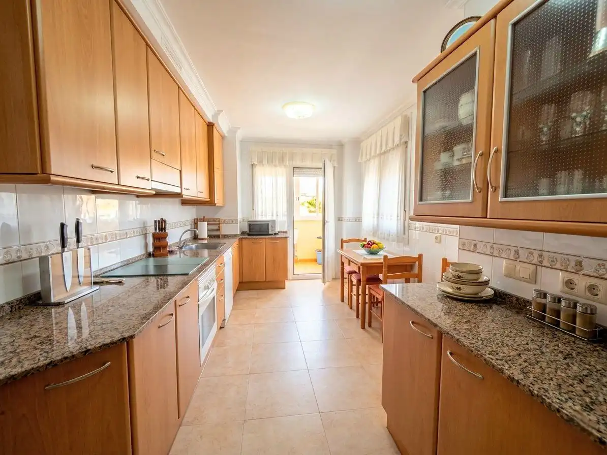 Küche von Wohnung zum Verkauf in Grado mit Heizung, Terrasse und Abstellraum