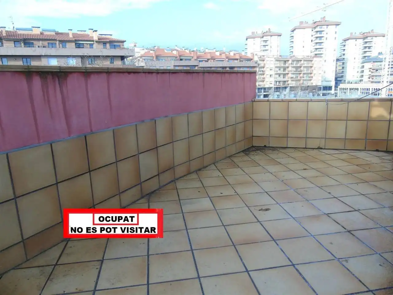 Terrace of Flat for sale in Vic  with Heating, Parquet flooring and Balcony