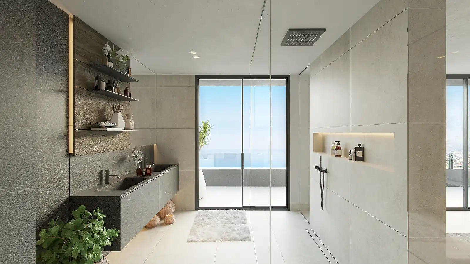 Baño de Casa o chalet en venta en Málaga con Aire acondicionado, Jardín privado y Terraza