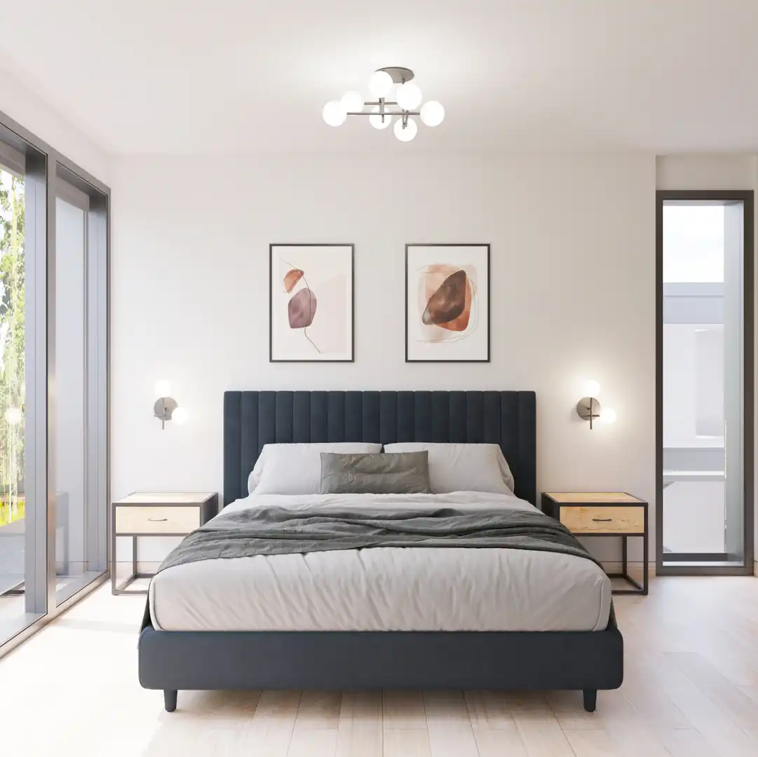 Habitación de Casa adosada en venta en Santiago de Compostela  con Calefacción, Jardín privado y Terraza