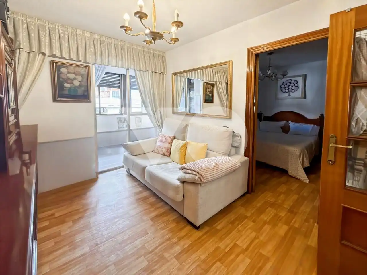 Sala d'estar de Pis en venda en Madrid amb Aire condicionat, Calefacció i Terrassa