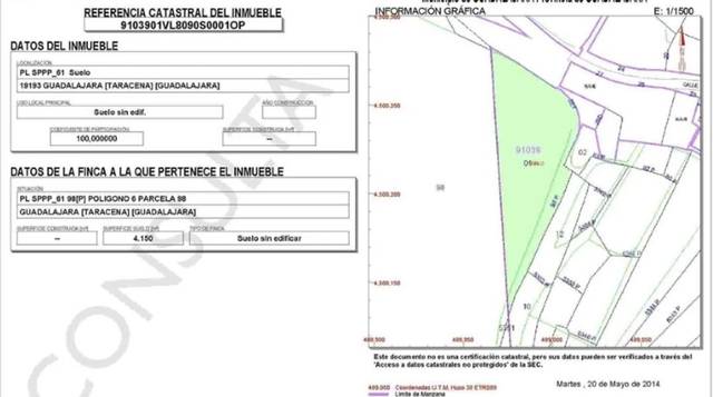 Terreno residencial en Venta en Iriépal - Taracena - Valdenoches