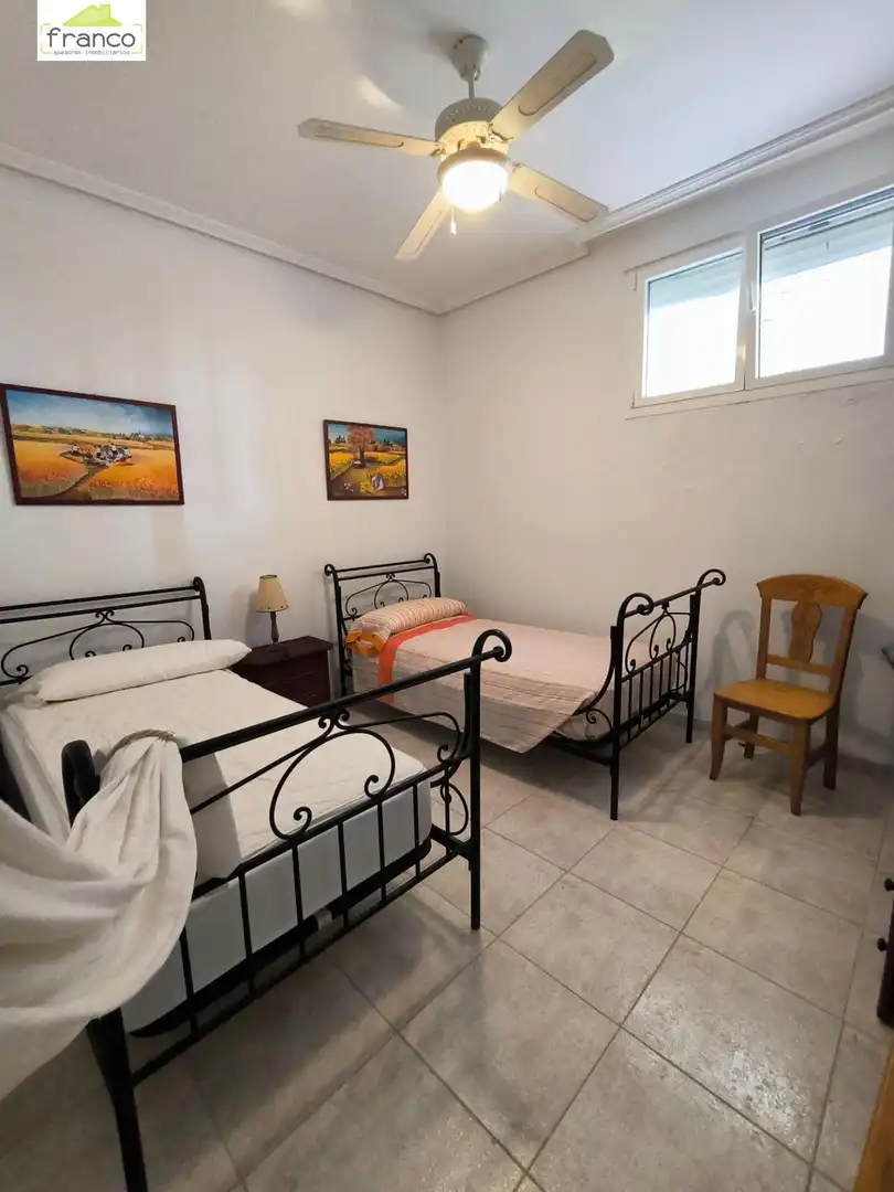 Schlafzimmer von Einfamilien-Reihenhaus zur Miete in Mojácar mit Privatgarten, Terrasse und Abstellraum