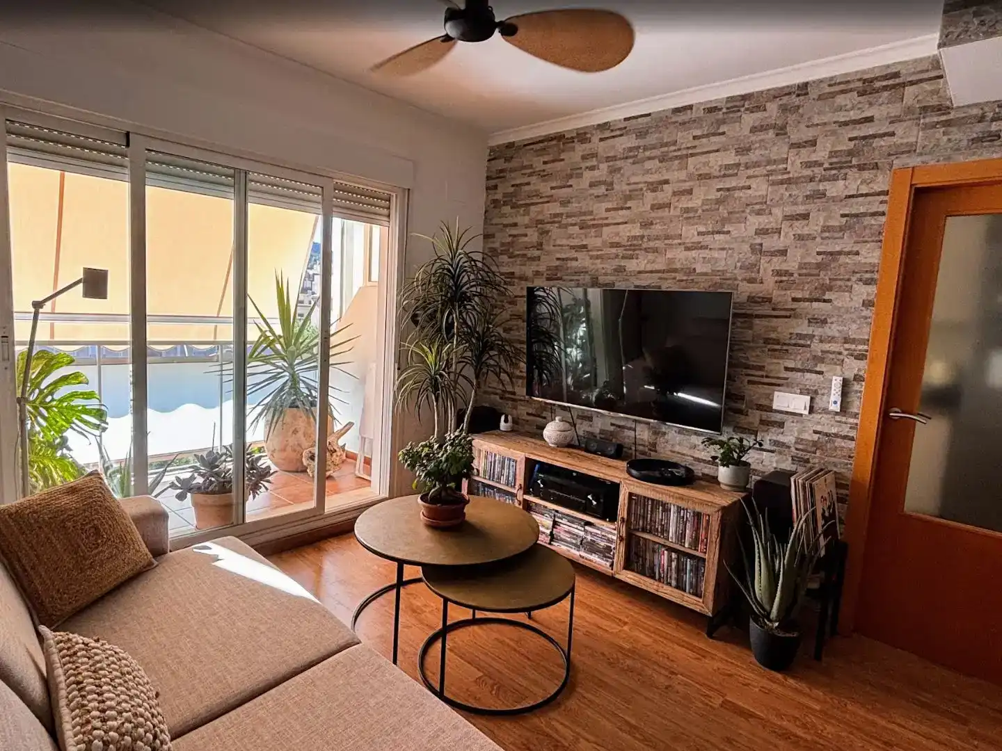 Living room of Flat for sale in Pedreguer  with Air Conditioner