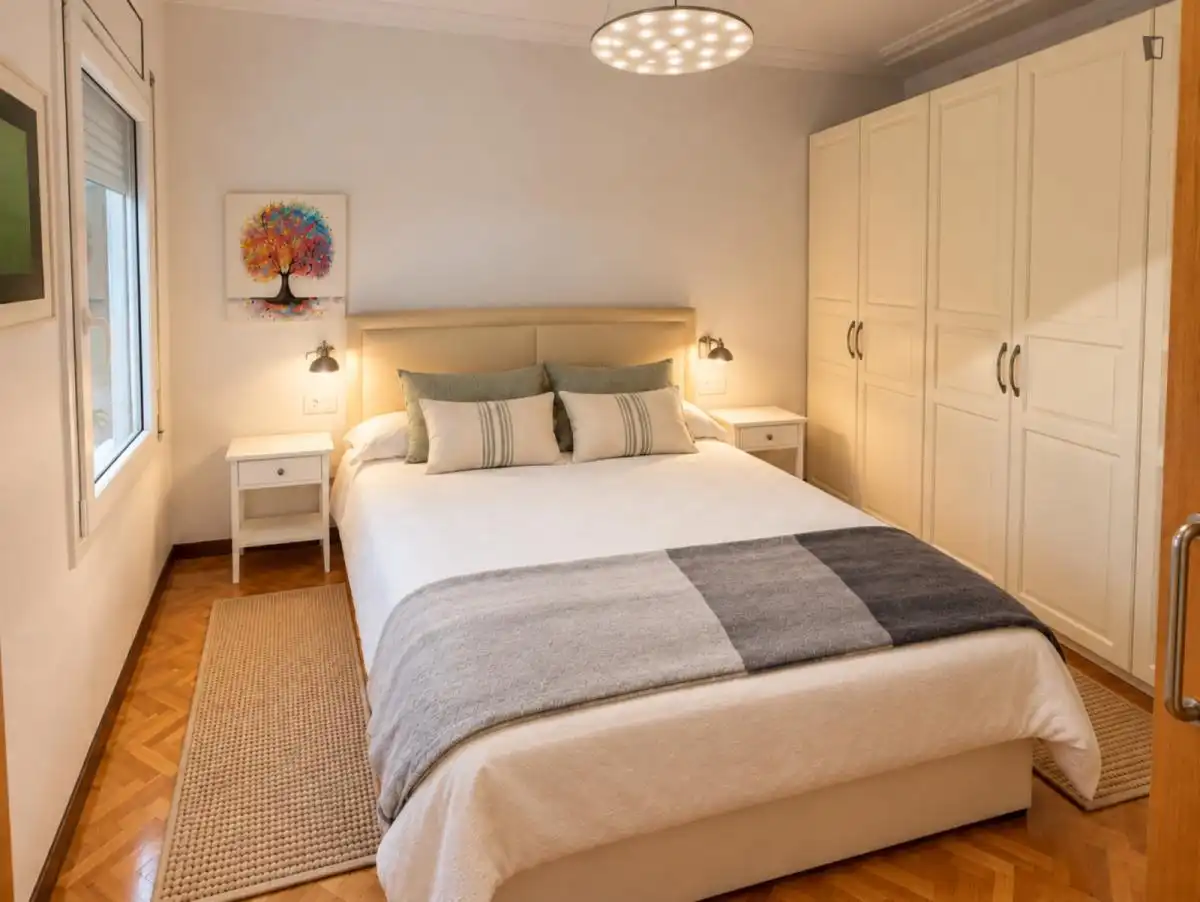Bedroom of Study for rent in Sarrià - Sant Gervasi