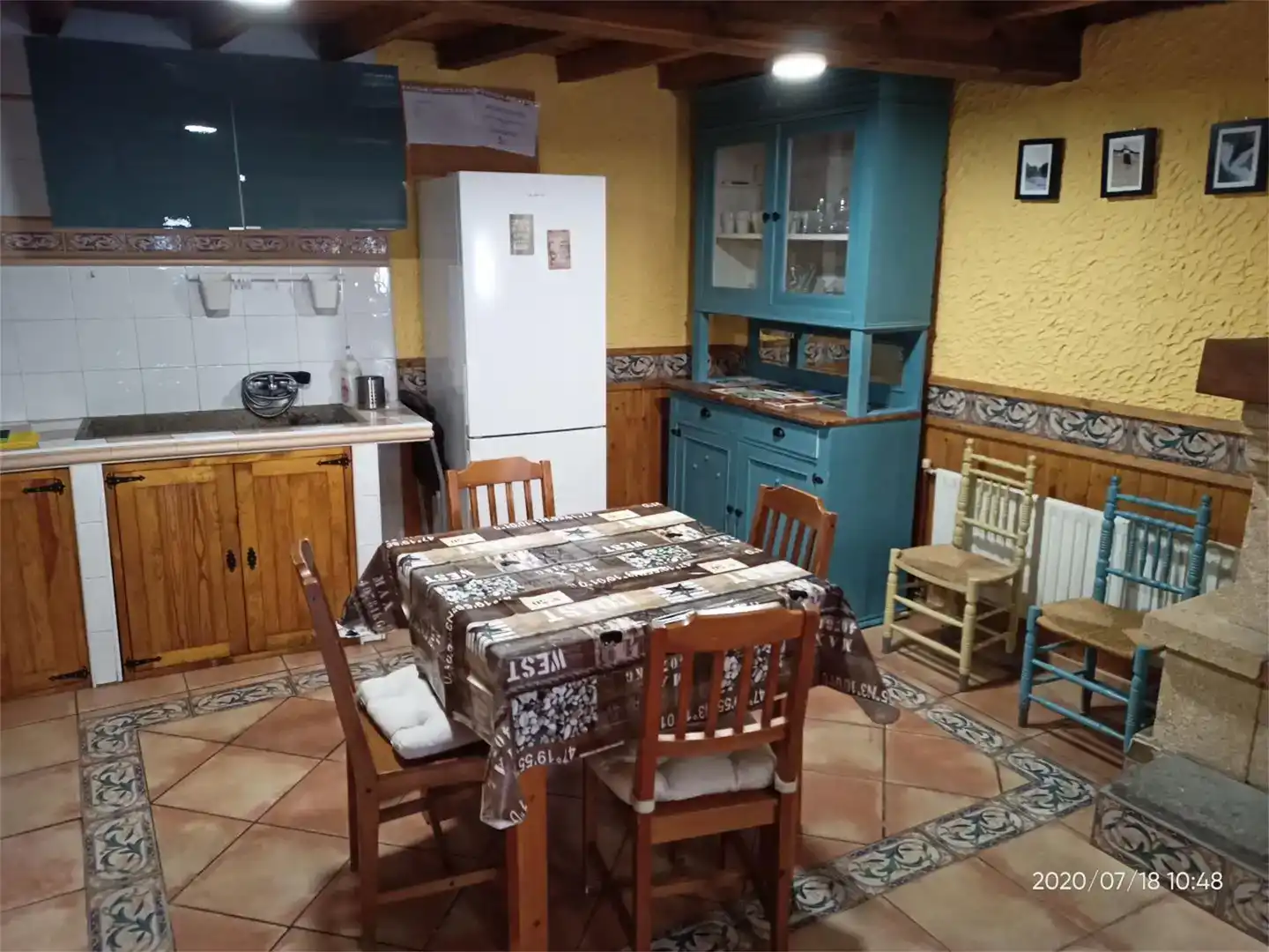 Cocina de Casa adosada en venta en Bohoyo con Trastero, Amueblado y Balcón