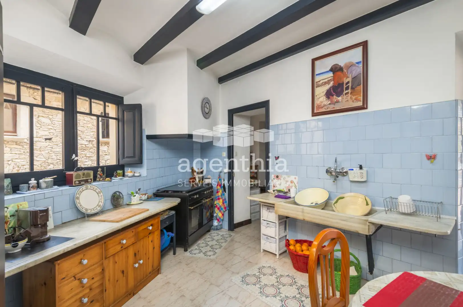 Cocina de Finca rústica en venta en Begur con Calefacción, Terraza y Trastero