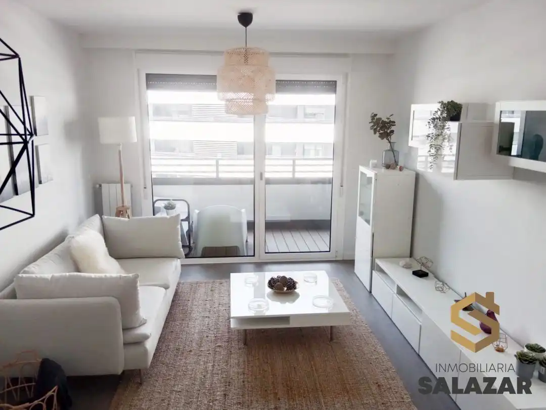 Sala de estar de Ático de alquiler en Bilbao  con Calefacción, Jardín privado y Terraza