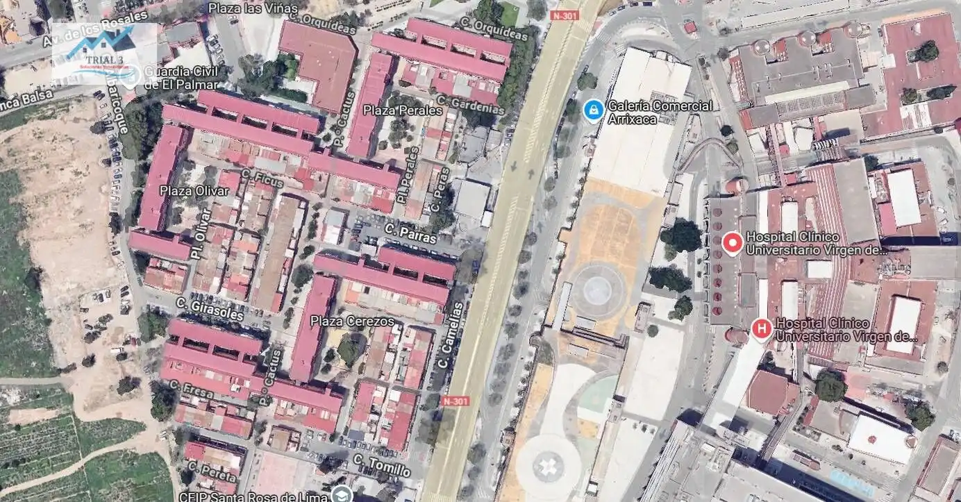 Vista exterior de Pis en venda en Murcia amb Terrassa