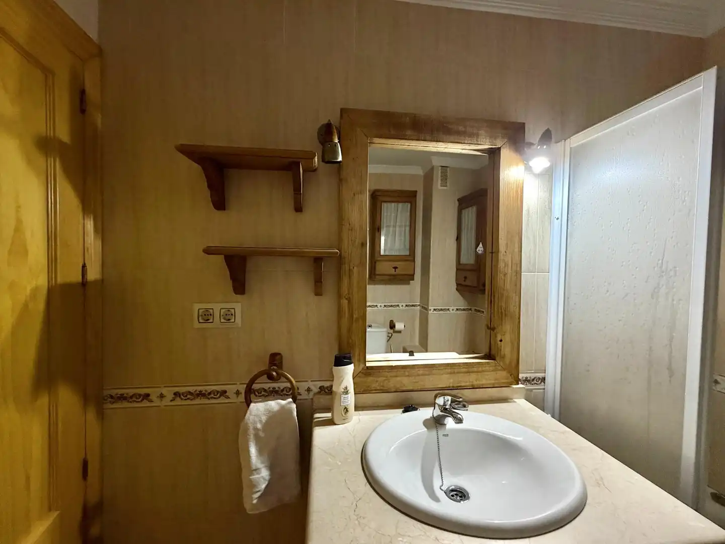 Baño de Apartamento en venta en Mijas con Aire acondicionado, Jardín privado y Terraza
