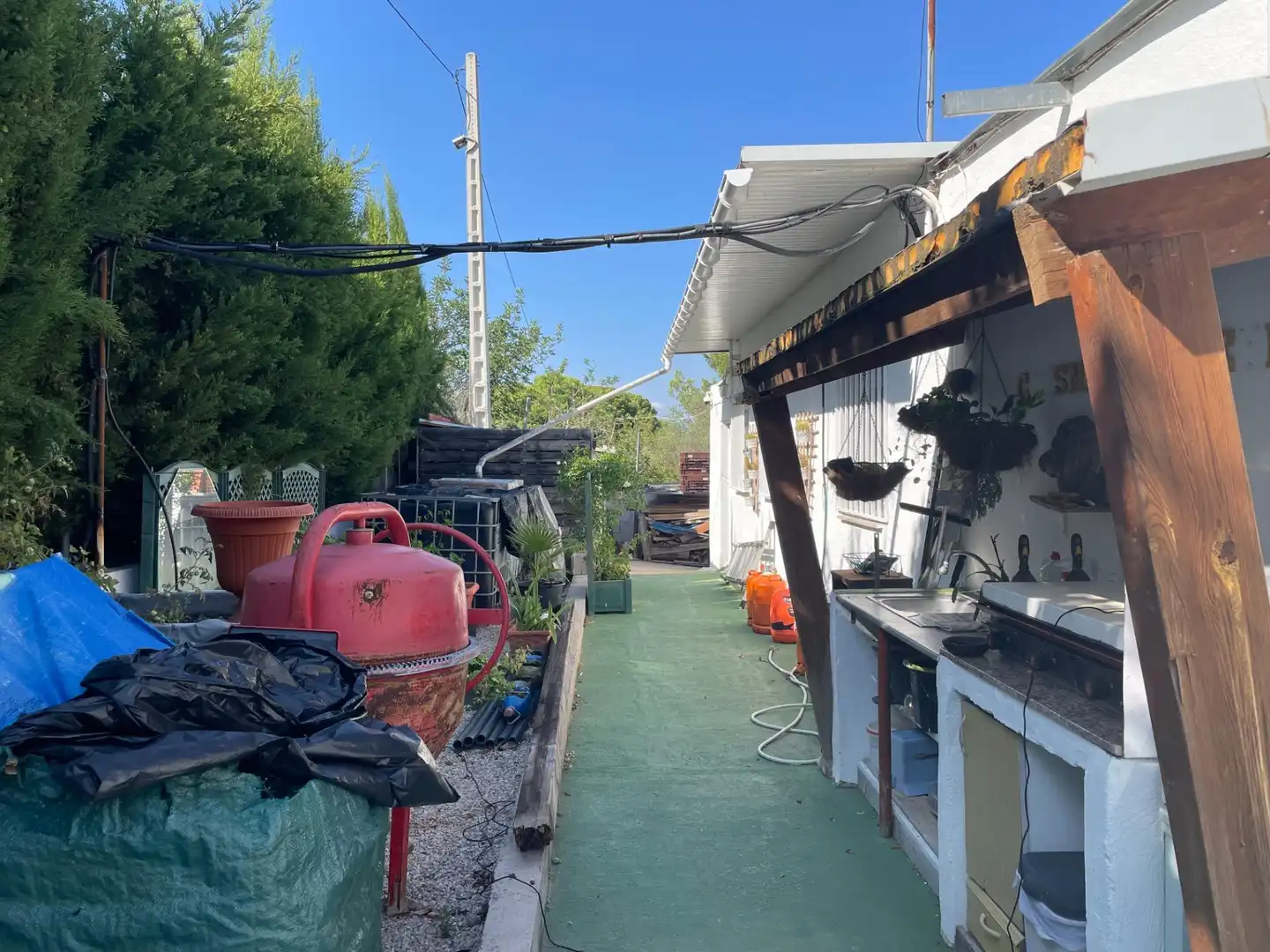 Terrassa de Finca rústica en venda en Peñíscola / Peníscola amb Calefacció, Jardí privat i Terrassa