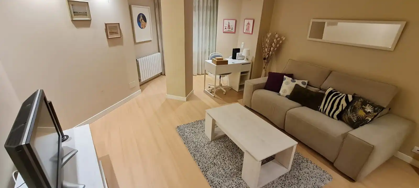 Sala de estar de Piso de alquiler en Valladolid con Calefacción y Amueblado
