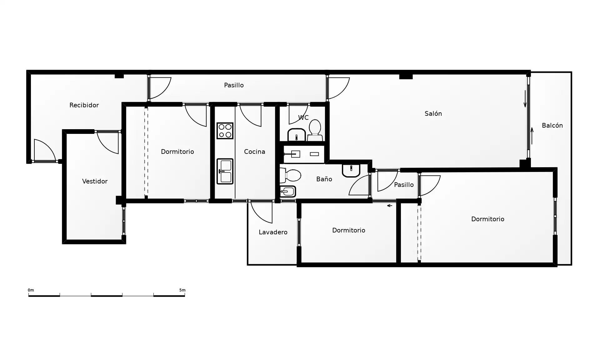 Piso en venta en Barcelona con Aire acondicionado, Amueblado y Balcón