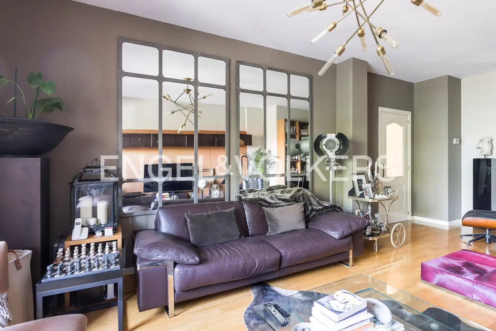 Sala de estar de Piso en venta en Madrid con Calefacción, Parquet y Terraza