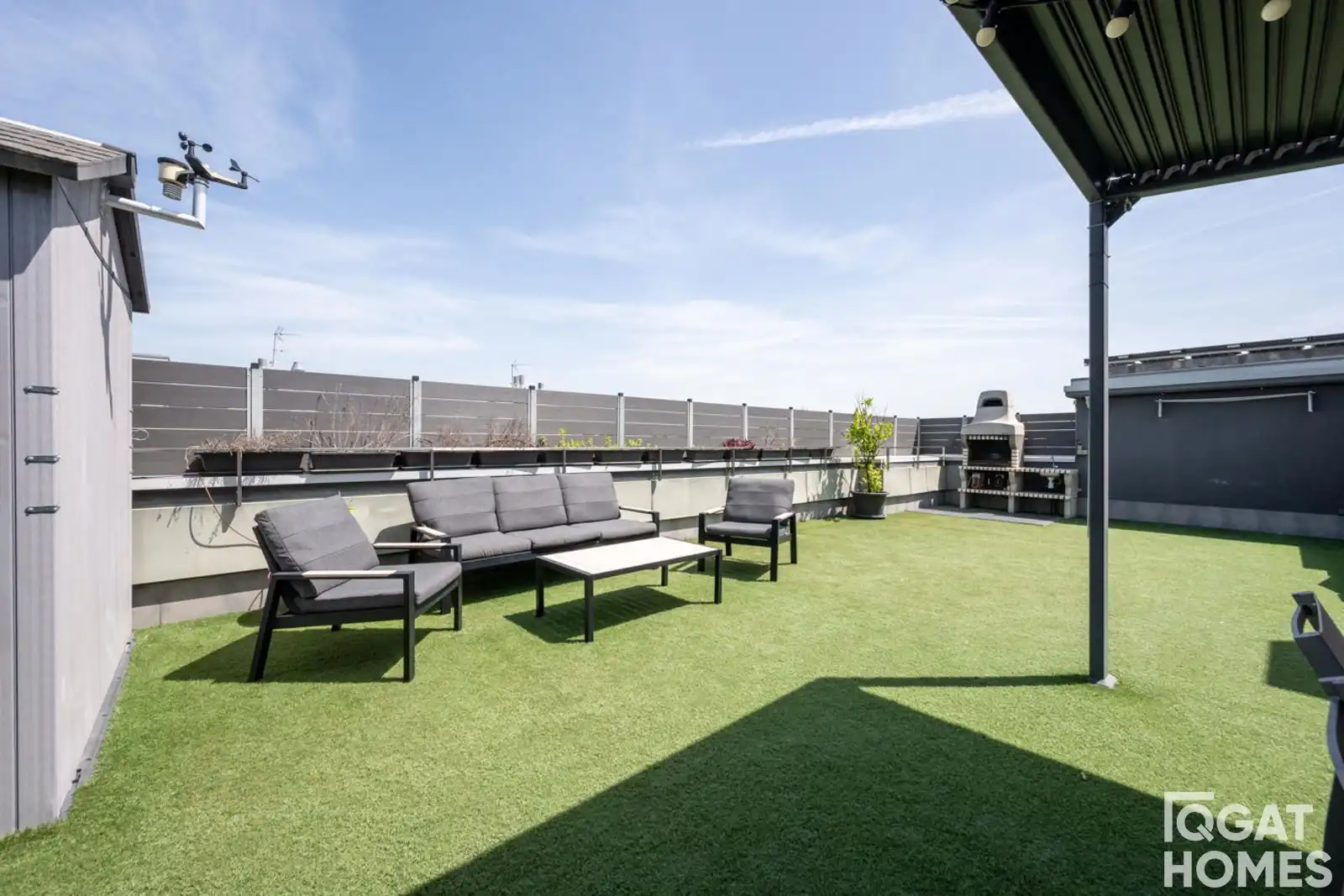 Terrace of Attic for sale in Sant Cugat del Vallès  with Air Conditioner, Heating and Storage room