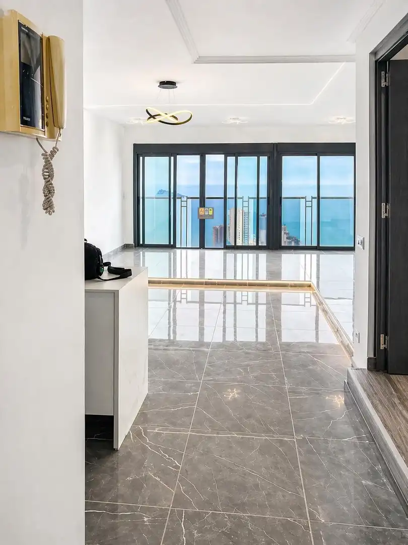 Living room of Attic for sale in Benidorm  with Air Conditioner, Terrace and Balcony