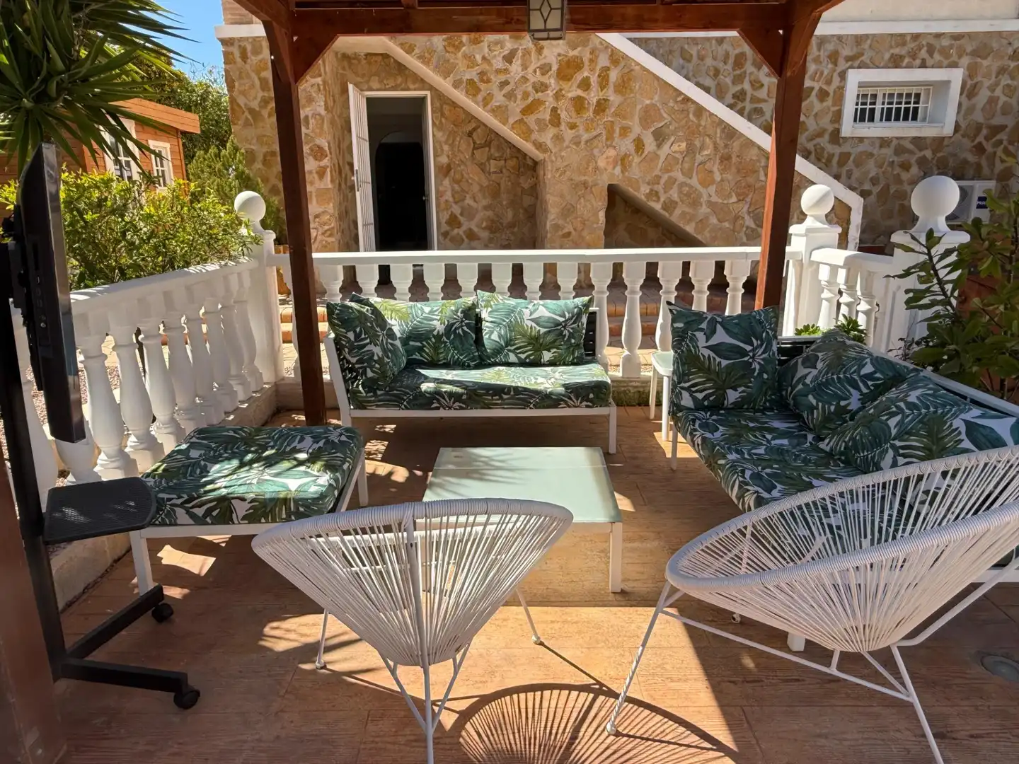 Terrassa de Casa o xalet en venda en Monforte del Cid amb Aire condicionat, Calefacció i Jardí privat