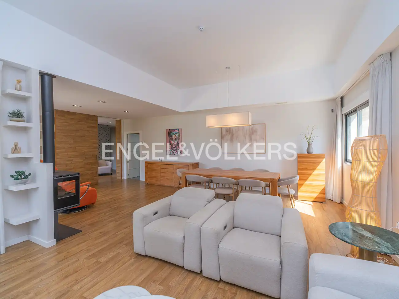 Sala de estar de Casa o chalet en venta en Santa Pola con Aire acondicionado, Calefacción y Jardín privado