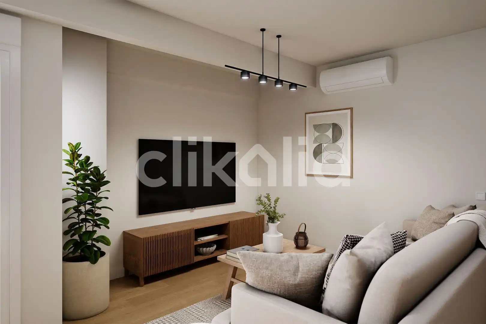 Sala d'estar de Pis en venda en Madrid amb Aire condicionat, Calefacció i Jardí privat