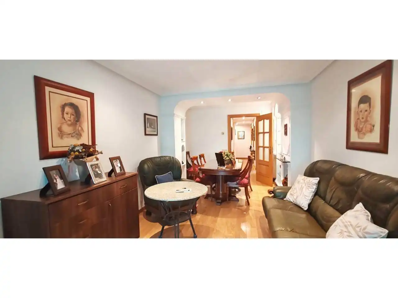 Sala de estar de Piso en venta en Girona con Aire acondicionado, Calefacción y Parquet