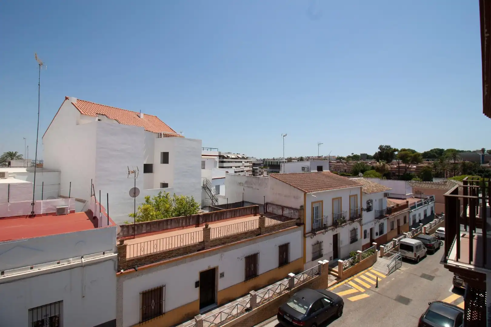 Exterior view of Duplexes for sale in Tomares  with Air Conditioner, Terrace and Balcony