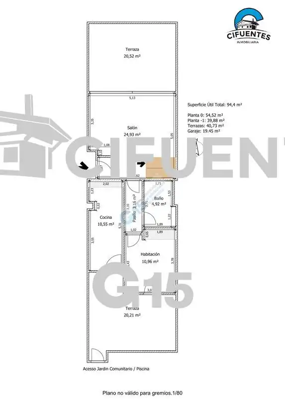 Piso en venta en Orio con Aire acondicionado, Calefacción y Jardín privado