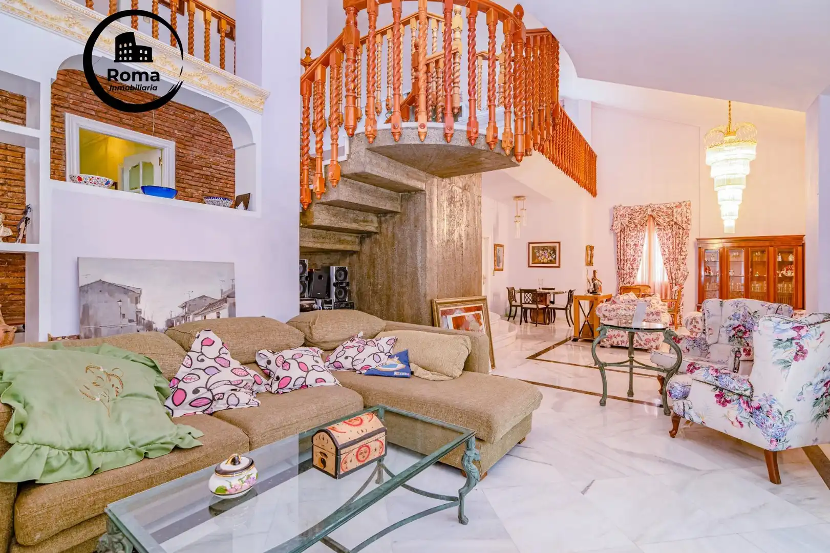 Sala de estar de Casa o chalet en venta en La Zubia con Calefacción, Jardín privado y Terraza