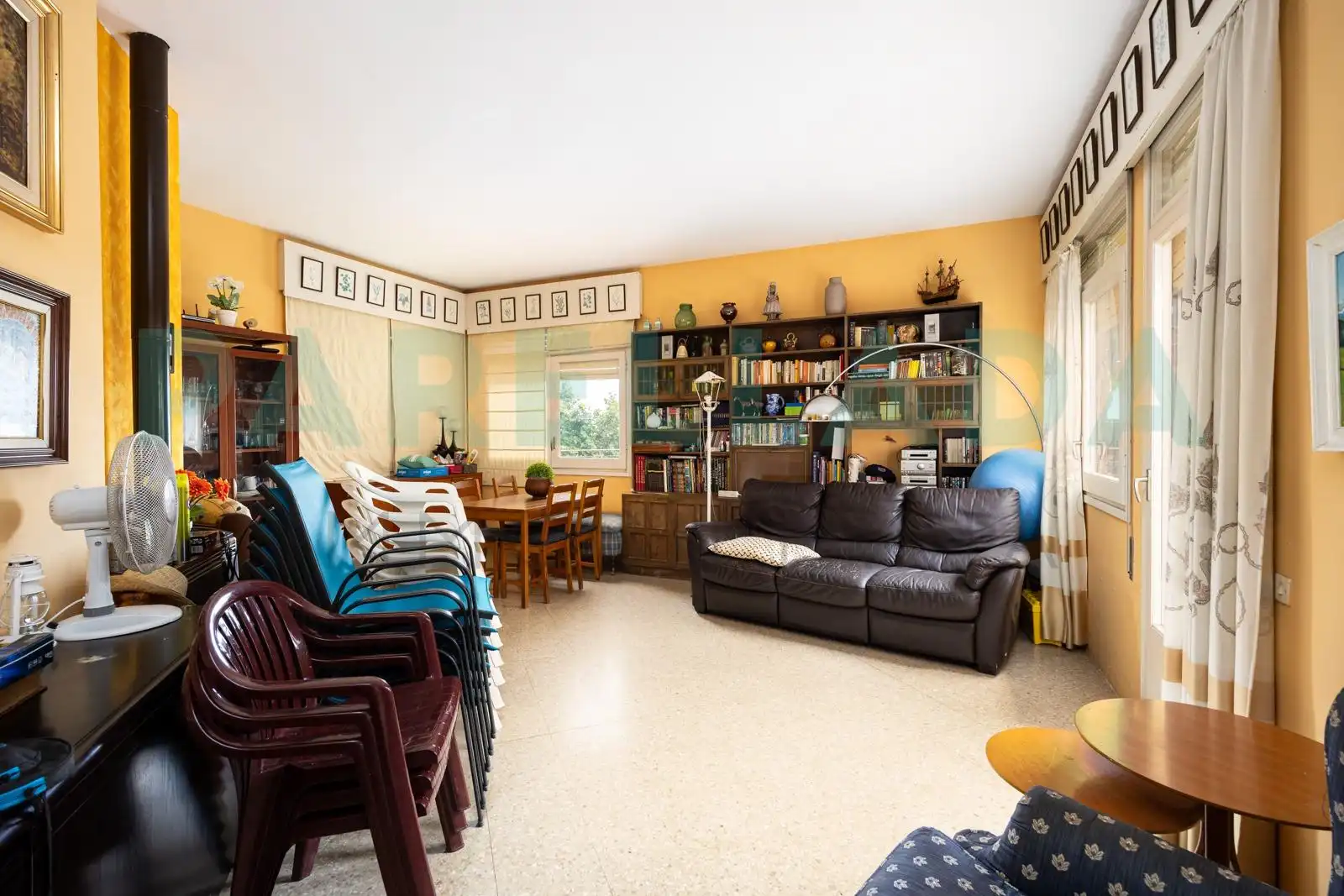 Sala de estar de Casa o chalet en venta en Tiana con Aire acondicionado, Jardín privado y Terraza