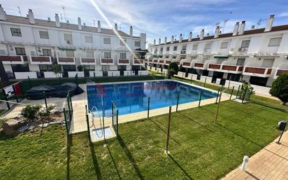 Swimming pool of Single-family semi-detached for sale in La Antilla