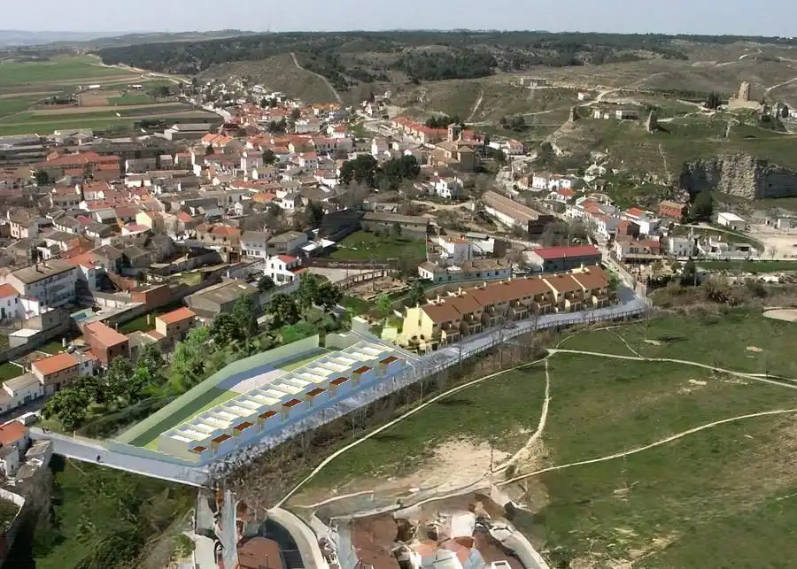 Vista exterior de Casa adosada en venda en Fuentidueña de Tajo amb Calefacció