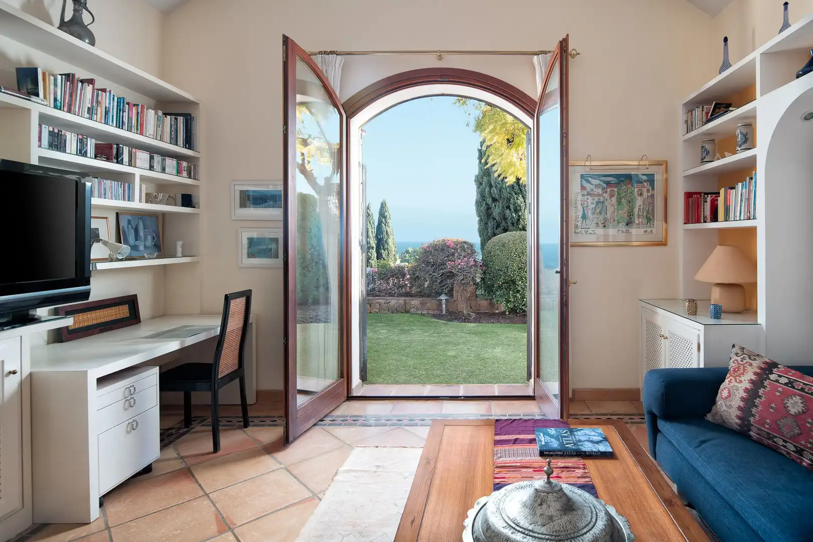 Jardín de Casa o chalet de alquiler en Estepona con Aire acondicionado, Jardín privado y Terraza