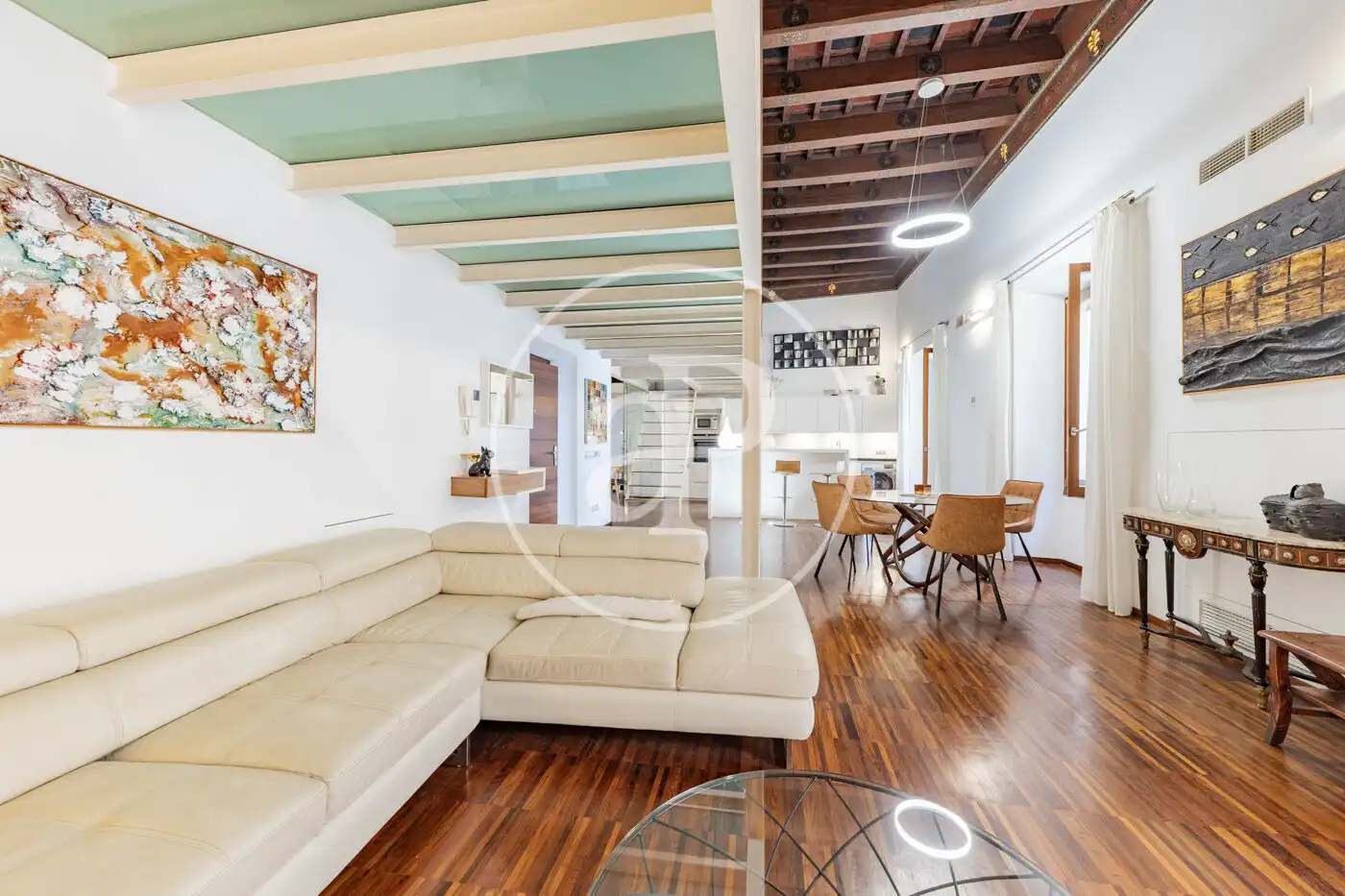 Living room of Lofts for rent in  Palma de Mallorca  with Air Conditioner, Heating and Furnished