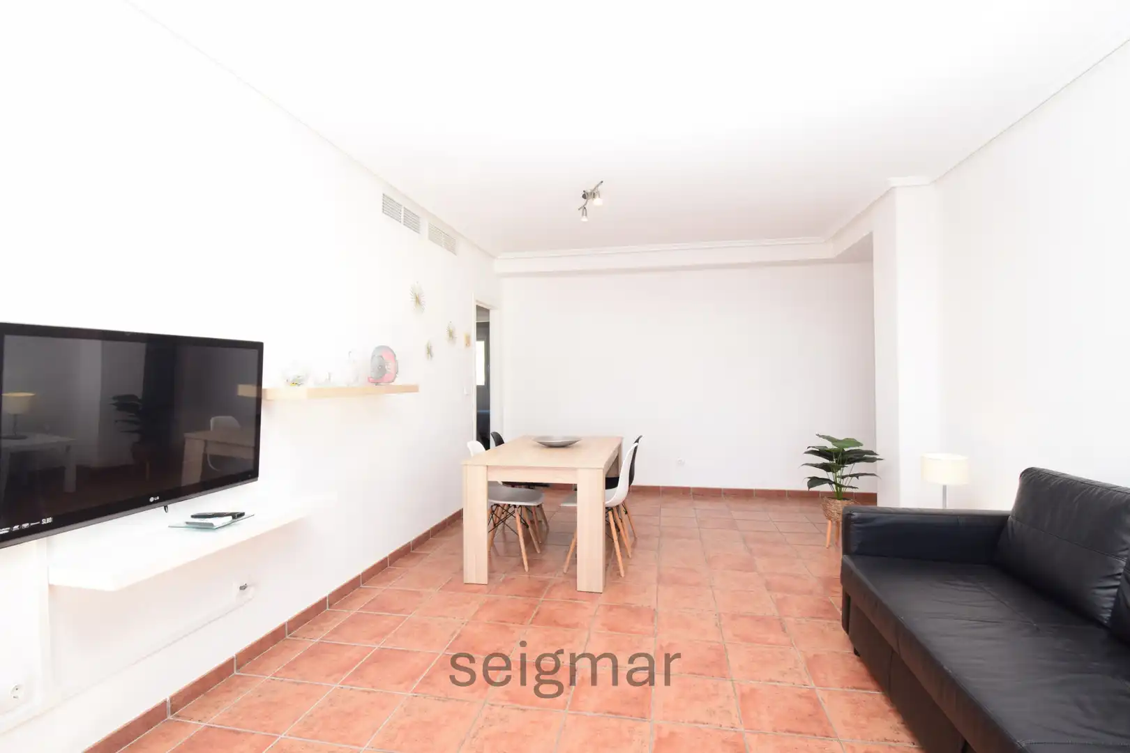 Sala d'estar de Pis en venda en Villajoyosa / La Vila Joiosa amb Aire condicionat, Calefacció i Terrassa