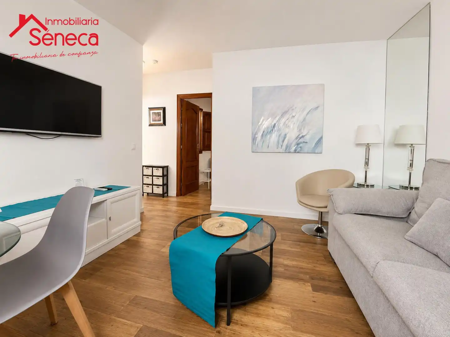 Living room of Flat for sale in Córdoba  with Air Conditioner and Furnished