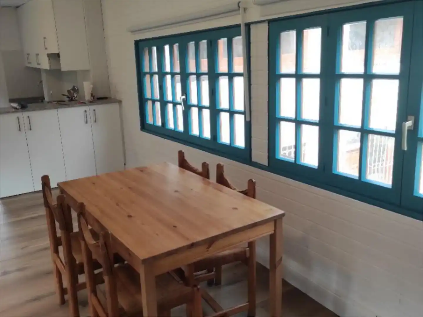 Dining room of Study for rent in Oleiros  with Private garden, Parquet flooring and Furnished