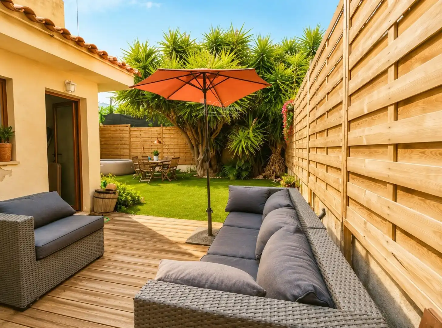 Terrassa de Casa o xalet en venda en  Palma de Mallorca amb Aire condicionat i Jardí privat