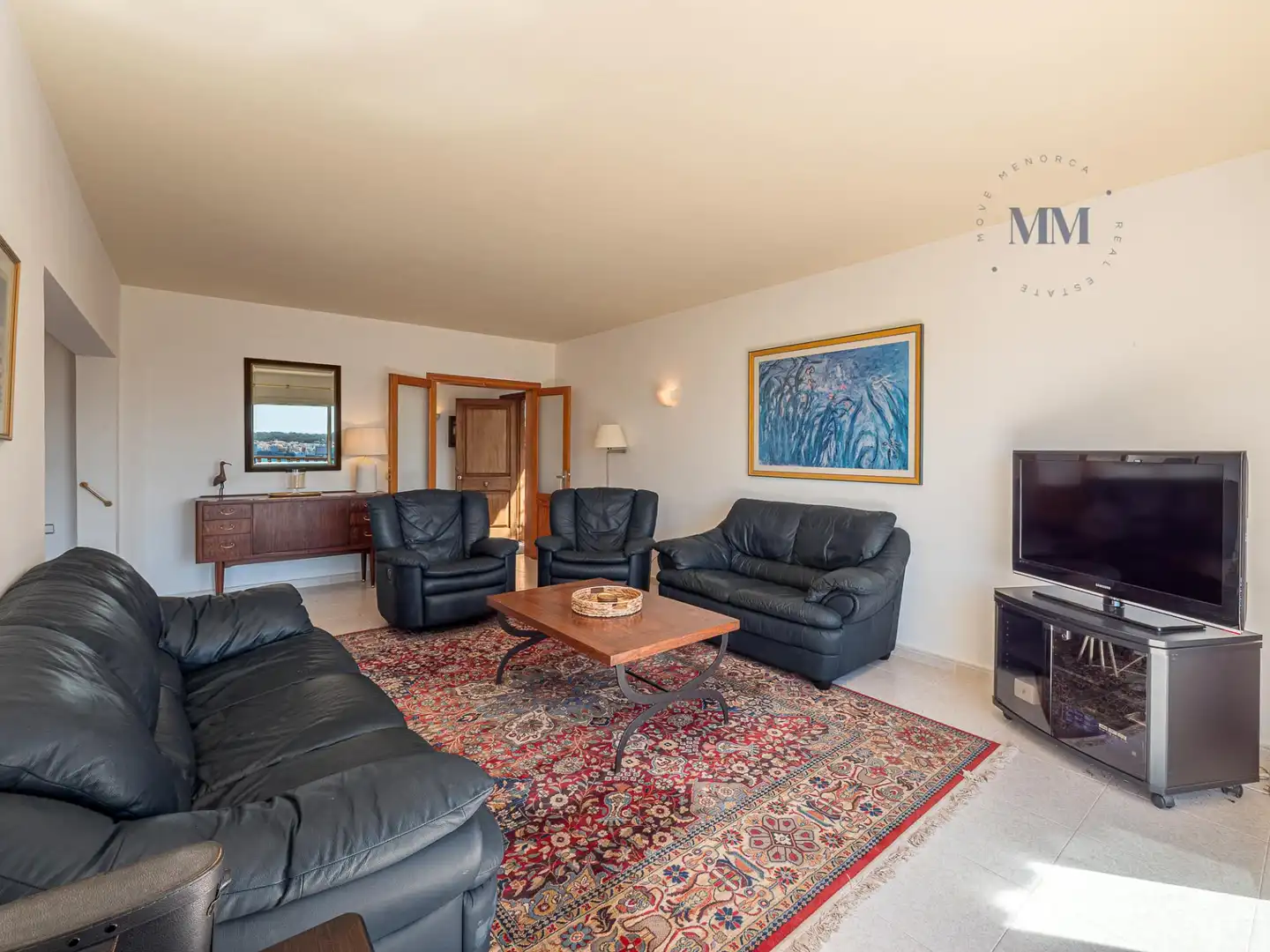 Wohnzimmer von Haus oder Chalet zum Verkauf in Maó - Mahón mit Klimaanlage, Privatgarten und Terrasse