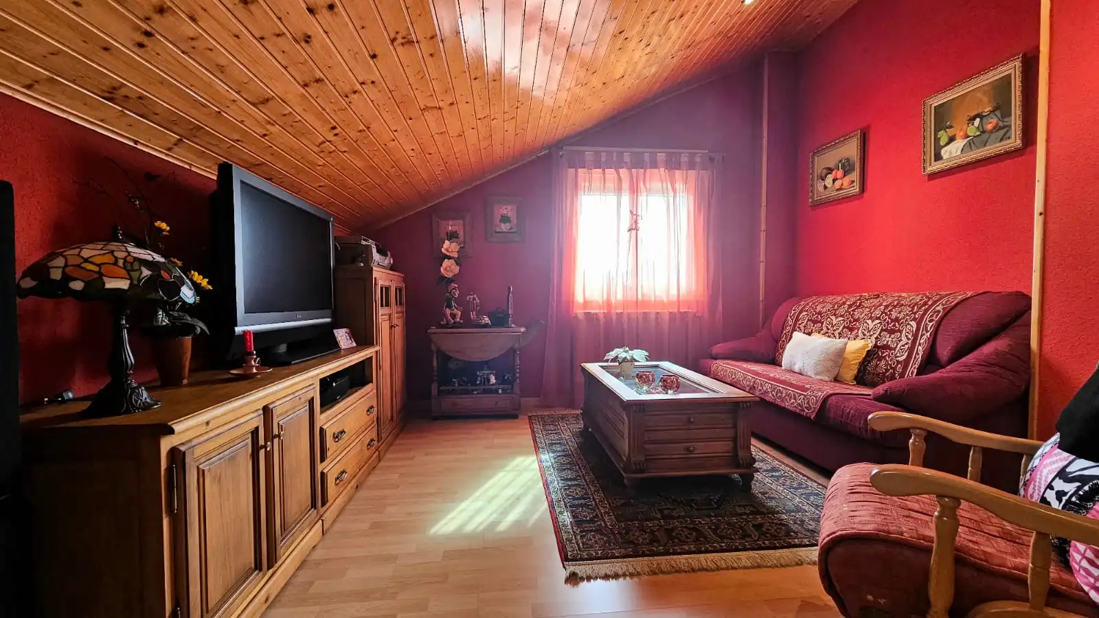 Sala de estar de Casa adosada en venta en Torrejón de la Calzada con Aire acondicionado, Calefacción y Jardín privado