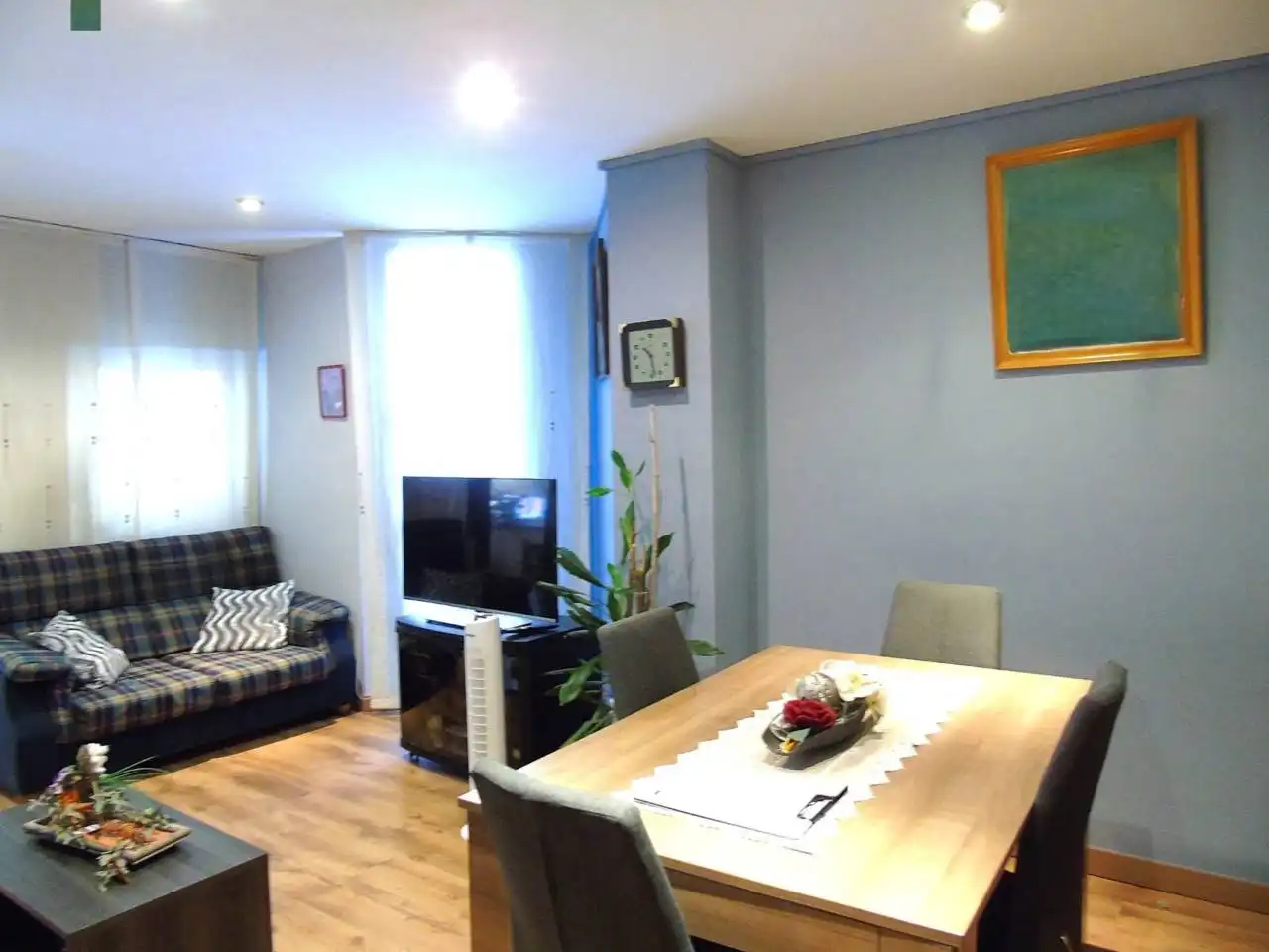Living room of Flat for sale in Vic  with Heating, Terrace and Furnished
