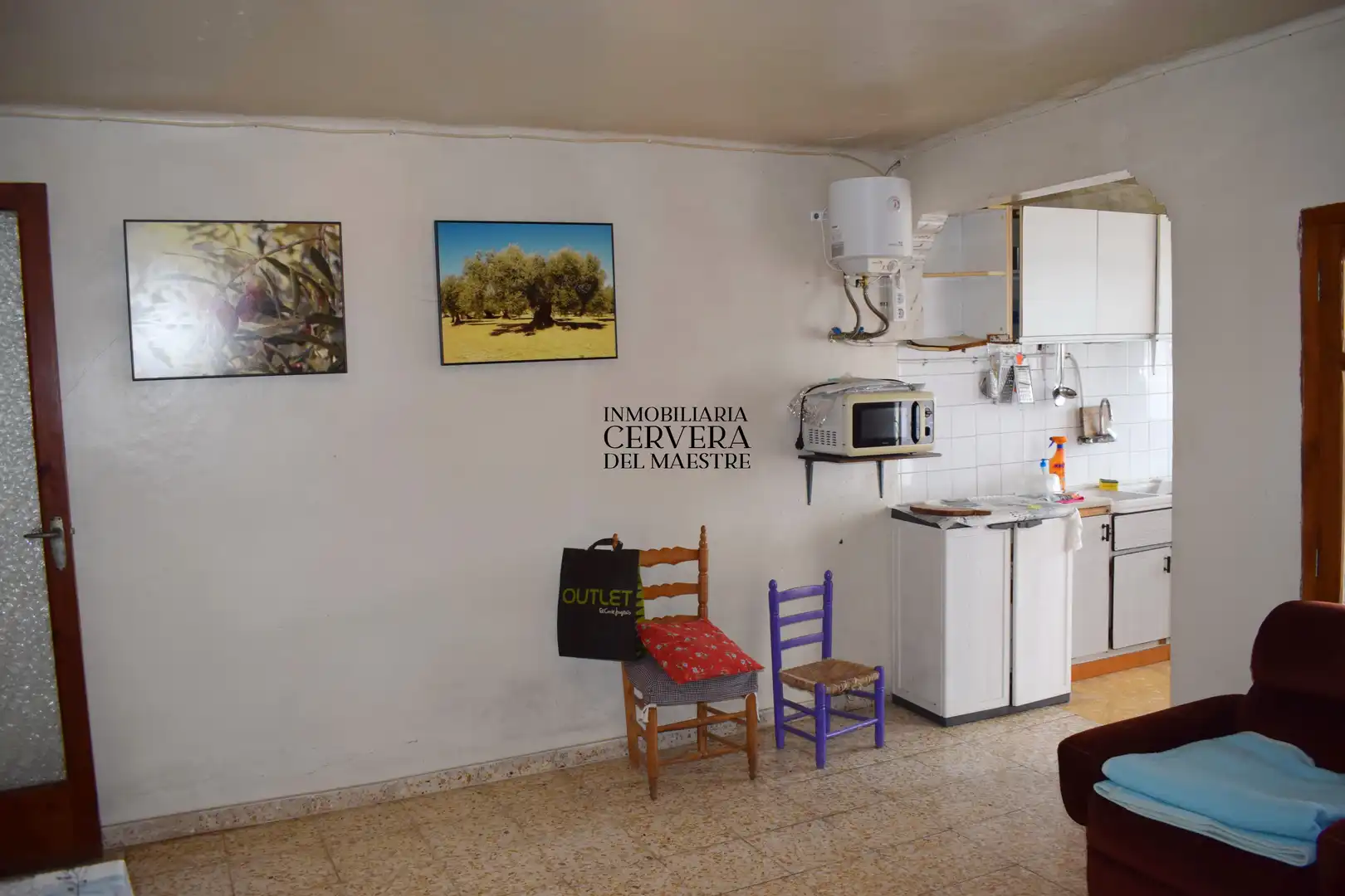 Cocina de Casa adosada en venta en Xert con Terraza