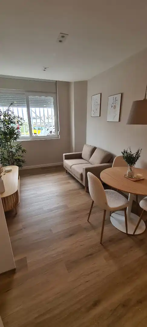 Wohnzimmer von Wohnung zum Verkauf in Mataró mit Klimaanlage, Parkett und Abstellraum