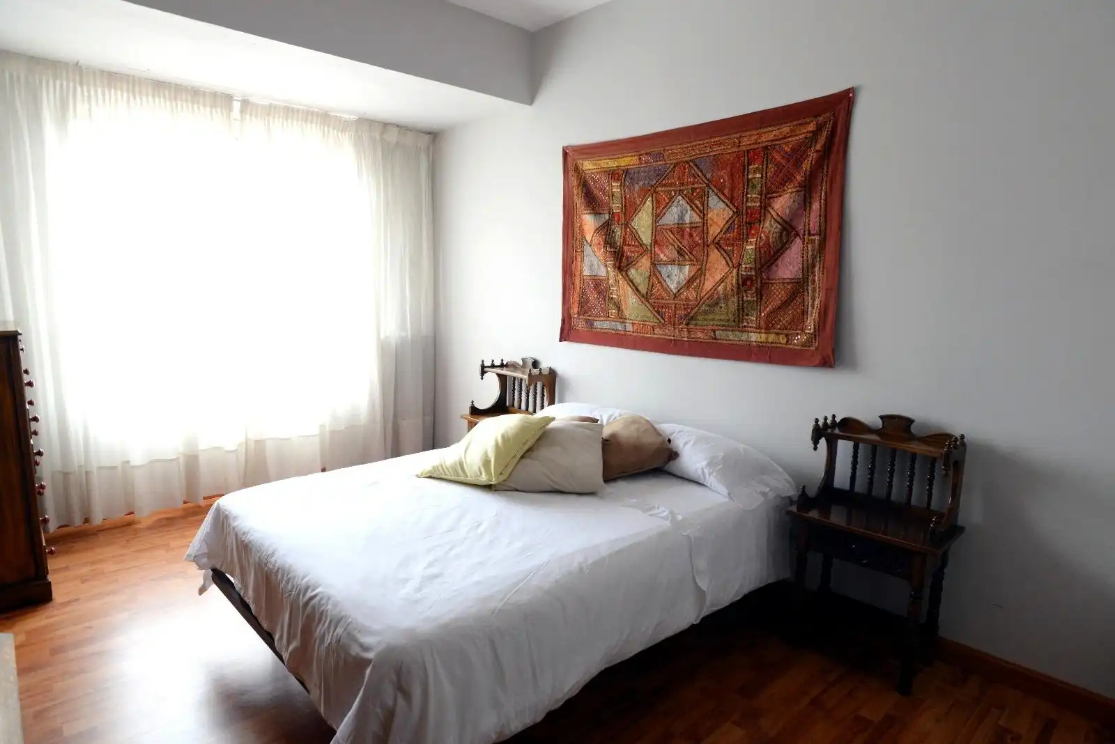 Bedroom of Flat for rent in Santander  with Heating and Furnished