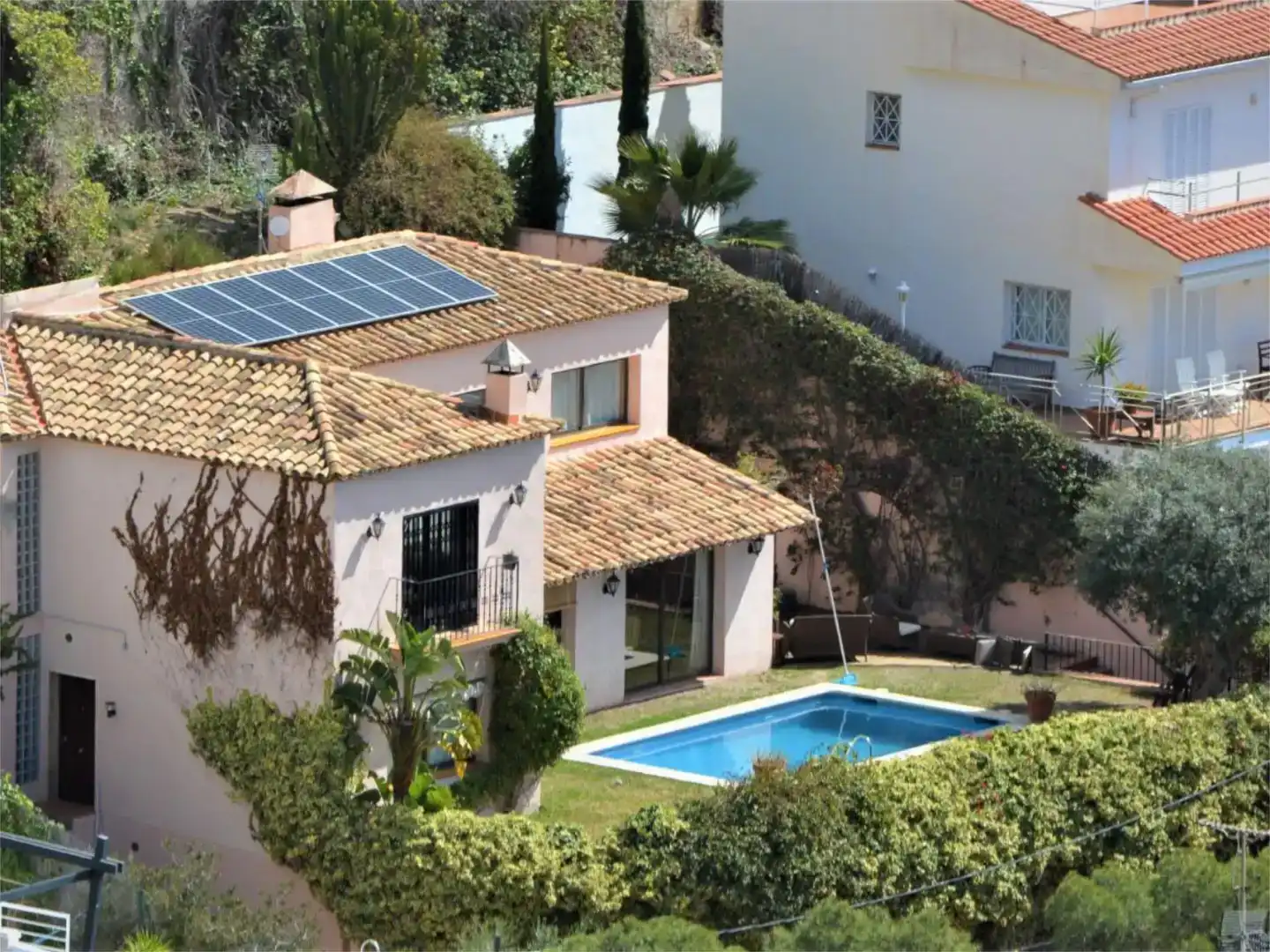 Vista exterior de Casa o chalet de alquiler en Sitges con Aire acondicionado, Piscina y Amueblado
