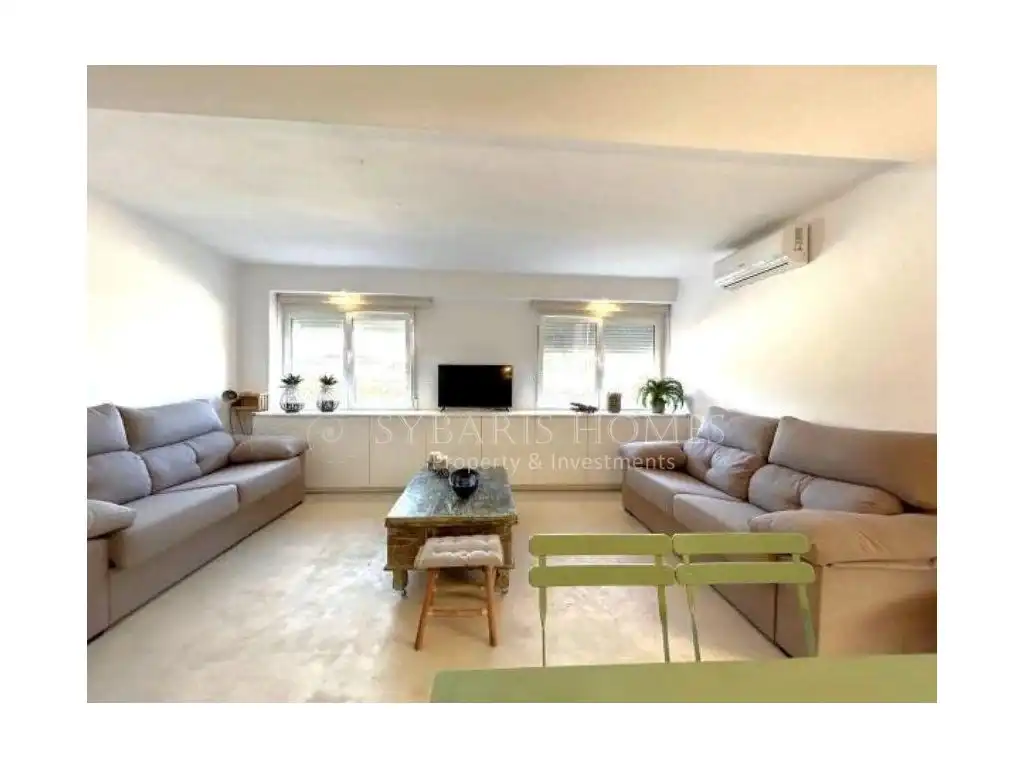 Wohnzimmer von Wohnung zum Verkauf in Dénia mit Klimaanlage, Privatgarten und Terrasse