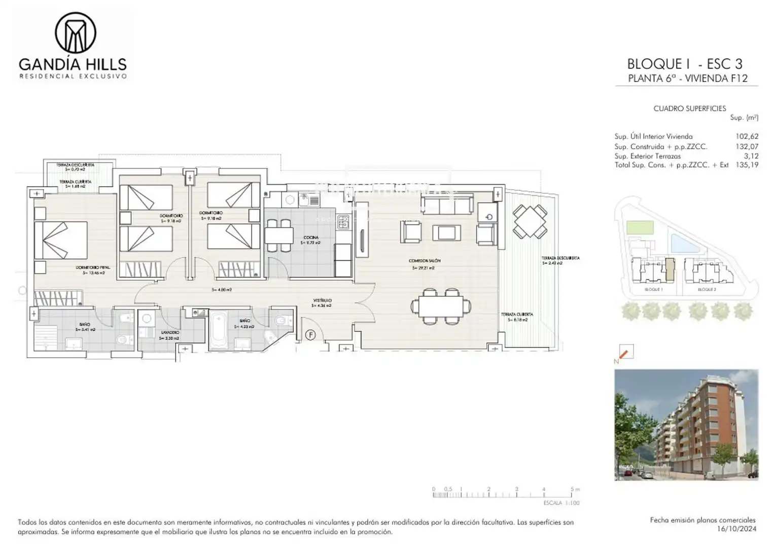 Flat with pool for sale in Germanías, imagen 14