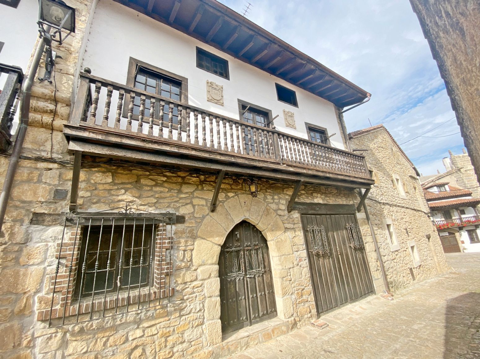 Exterior view of Country house for sale in Santillana del Mar  with Balcony